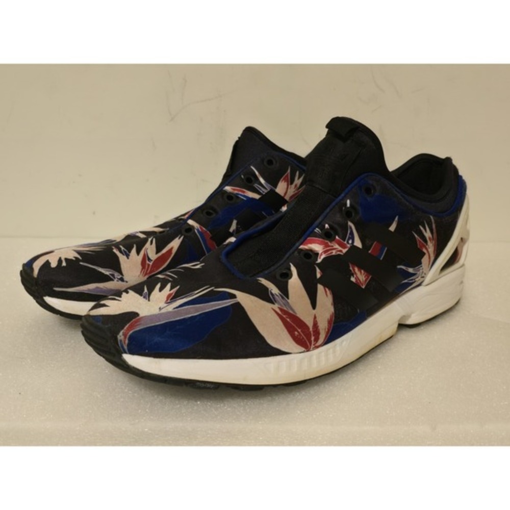 Adidas Originals Flux Torsion Hawaii Floral Black Pink Blue Shoes Mens 10.5 Run